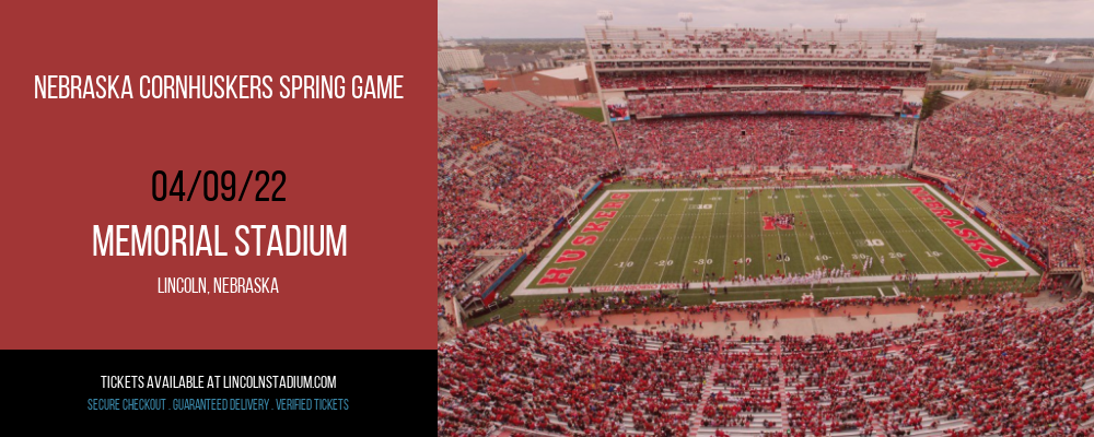 Nebraska Cornhuskers Spring Game at Memorial Stadium tickets Nebraska Cornhuskers Spring Game at Memorial Stadium